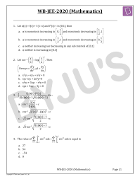 ^ wbjee question paper leaked, exam postponed. Wbjee 2020 Maths Solved Question Paper Download Pdf