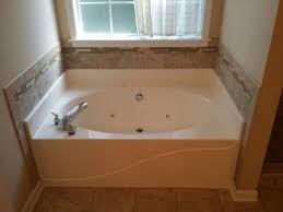 Garden Tub Back Splash Was Replaced Garden Tub Corner Bathtub Backsplash