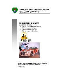 Maybe you would like to learn more about one of these? Proposal Pengadaan Peralatan Otomotif Tahun 2012
