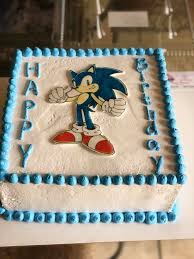 Sega, the sega logo and sonic the hedgehog are either registered trademarks or trademarks of sega holdings co., ltd. By Vicky Sonic The Hedgehog Birthday Cake Thank Facebook