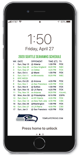 Do you have a smartphone to trade in with apple? 2020 2021 Seattle Seahawks Lock Screen Schedule For Iphone 6 7 8 Plus