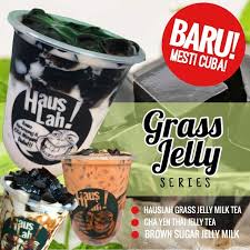 Resep serta cara membuat es cincau hitam segar dan nikmat, lengkap dengan cara memasak dan sausnya. Haus Lah Menu Baru New Menu Sumpah Korang Wajib Try Grass Jelly Dari Hauslah Ni Dia Punya Lembut Cair Di Mulut Beb Ini Bukan Cincau Biashe Biashe Ye Aroma