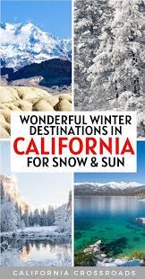 Wondering Where To Go In California In Winter Here Are Snow In California Sunny Cali In 2020 Northern California Travel Winter Travel Destinations California Travel