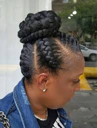 Nappyme is a digital hair salon dedicated to african american women. Bun With Goddess Braids For 2017 2018 Braids For Black Hair Goddess Braids Hairstyles Hair Styles