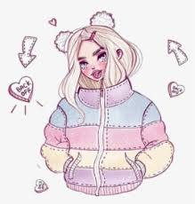 This is an easy step by step drawing lesson that i for fun drawing ideas for kids, how cute is this tutorial that shows you how to draw niffler from fantastic beasts? Sticker Cute Anime Girl Freetoedit Tumblr Png Tumblr Long Hair Anime Girl Transparent Png Kindpng