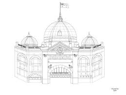 Flinders Street Railway Station Melbourne Illustration Melbourne Flindersst Roughsketch Illustration Landmarks Street