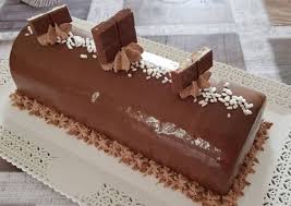 Buche Kinder Au Thermomix Plat Et Recette Buche De Noel Facile Dessert Noel Thermomix Recette Noel Thermomix
