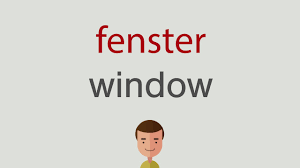 Was heisst „wann bist du im café? auf englisch? Wie Heisst Fenster Auf Englisch Youtube