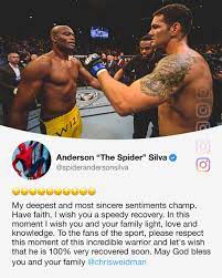 Zuffa, llc, owner of the ultimate fighting championship®, released the following statement regarding anderson silva's injury. Iwsqwfj8f0lnhm
