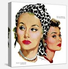 Leading Ladies (Saturday Evening Post) Canvas Wall Art: Prints, Paintings &  Posters
