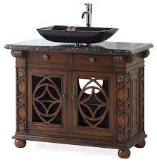 Over 20 years of experience to give you great deals on quality home products and more. In Stock 42 Vigo Vessel Sink Cherry Bathroom Vanity Traditional Bathroom Vanities And Sink Consoles By Chans Furniture Houzz