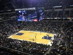 Bankers Life Fieldhouse Section 223 Row 1 Seat 4 Indiana