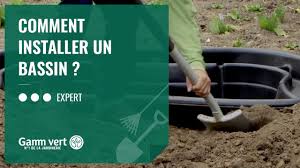 Vous pouvez à tout moment. Tuto Comment Installer Un Bassin Jardinerie Gamm Vert Youtube