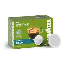Black diamonds, yellow gold and purple bronze. Compostable Coffee Capsules For Espresso A Modo Mio Ricco Lavazza