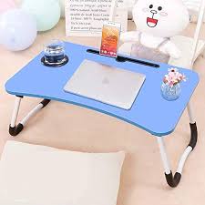 Terms and conditions once customers have placed order at our store, it strictly show customers are agreed and. Folding Bed Table Laptop Desk With Ipad And Cup Holder Anti Slip Legs Foldable For Indoor Outdoor Camping Study Eating Reading Blue Color Buy Online At Best Price In Uae Amazon Ae