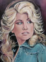 Hello, Dolly Parton! 11”x14” Artist Signed Fine Art Print Dolly Parton  Country Music Legend Big Hair 9 to 5 Jolene Denim Makeup Queen