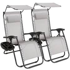 Holding you in a position that mimics the astronaut position during liftoff, this recliner will this set of 2 reclining garden zero gravity lounge chairs is a real bargain you just can't miss. Superworth Set Of 2 Thicken Gray Folding Zero Gravity Chairs Sun Lounger Recliner For Beach Patio