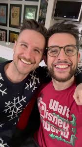 Christmas Lights Gay Husband