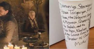 Jak otrzymać wielorazowy kubek starbucks za darmo? Gra O Tron 8 Kubek Kawy Na Stole Daenerys Mega Wpadka W Odc 4 To Starbucks Eska Pl