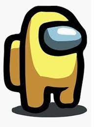Among Us Yellow Character Dark Purple Aesthetic Character Wallpaper Yellow Aesthetic