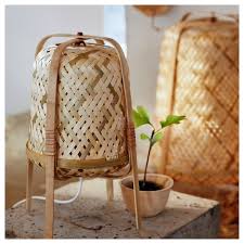 Knixhult Table Lamp Bamboo Ikea In 2020 Bamboo Lamp Bamboo Table Lamp