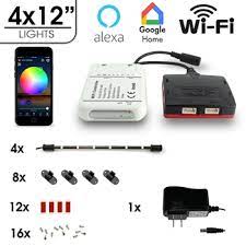 Ilive wireless under cabinet bluetooth fm radio, 9.09 x 7.32 x 2.44 inches, includes mounting hardware ikb318s. Led Multicolor Rgb White Media Highlighter Under Cabinet Tv Accent Lighting Kit 6 X