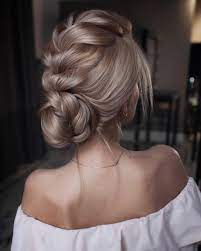 Beach Wedding Hair Styles Wedding Hair Curly Wedding Hair Ideas Bridesmaids Wedding Hair Ideas Brides Hair Styles Short Hair Updo Medium Length Hair Styles