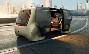 Volkswagen Introduces Pod Like Sedric Concept Car For Fully Driverless Future Volkswagen Concept Cars Car