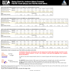 jackson mystique size chart uk best picture of chart