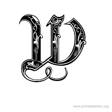 Printable Letter Decorative W Calligraphy Alphabet Lettering Alphabet Fonts Alphabet
