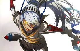 Labrys Artwork from the P4AU artbook, I love her design but her voice  annoys me (can anyone agree?) : rPERSoNA