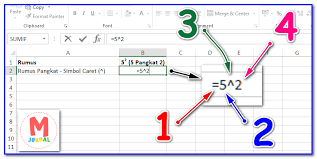 Pernahkah anda merasa terganggu dengan perhitungan akar kuadrat dari beberapa nilai satu per satu secara manual? Rumus Kuadrat Dan Akar Pangkat Berapapun Pada Excel M Jurnal