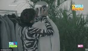 Rihanna has saucy tongue locking action in a new york store for fashion killa snuggled up: Rihanna Gets Hot And Heavy With Rapper A Ap Rocky In Newly Released Fashion Killa Video Daily Mail Online