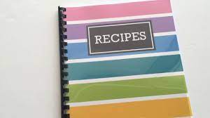 Contains a cover page, recipe page, and story page. How To Quickly Make A Diy Recipe Book Plus Free Printable Recipe Pages And Book Cover Youtube