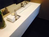 the seamless look of integrated sinks