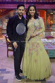In 2008 saina nehwal named as most promising player. Buy Parupalli Kashyap And Saina Nehwal On The Set Of Kanpur Wale Khuranas Pictures Images Photos By Milind Shelte Entertainment Pictures