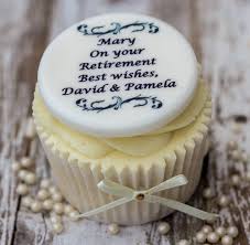 # qualityfoodmakespeoplehappy ️ 💚 🖤 Retirement Cupcake Decorations By Just Bake Notonthehighstreet Com
