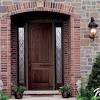 This door is available in () door systems and is made of (mahogany) fiberglass. 1