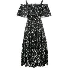Dolce Gabbana Off Shoulder Polka Dot Dress 19360 Mad Liked On Polyvore Featuring Dresses Trendy Dresses Off Shoulder Cocktail Dress Cocktail Dress Lace