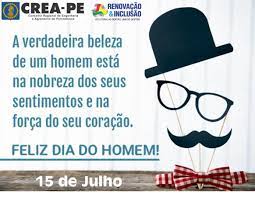 Imagens e gifs de dia do homem com frases para whatsapp. 15 De Julho Dia Do Homem Crea Pe