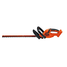 Black And Decker 20v Hedge Trimmer Manual Black Decker 24 In 40v Max Lithium Ion Cordless Hedge Trimmer Tool Only Lht2436b The Home Depot