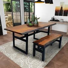 222 Fifth Gable Natural Live Edge Dining Table 7156nt021a1v48 The Home Depot In 2020 Live Edge Table Dining Rooms Live Edge Dining Table Wood Dining Table Modern