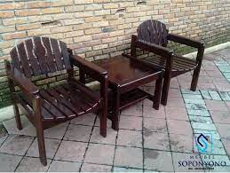 50 Model Kursi Teras Kayu Jati Minimalis Modern Murah Soponyono Furniture