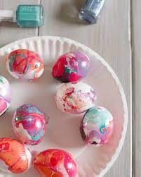 It's super easy to make your own easter egg dye. Diy Nail Polish Marbled Eggs Hello Glow