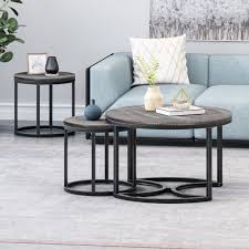 Add style to your home, with pieces that add to your decor while providing hidden storage. Gerrish Modern Industrial Coffee Table Set By Christopher Knight Home On Sale Overstock 30345520