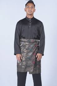 Kain morroccu skin sejuk serap peluh tidak tebal tidak nipis 100% polyster sederhana licin cekak musang panduan: Baju Melayu Cekak Musang Shopperboard