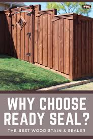 Wood Staining Has Never Been Easier For Both The Professional And The Do It Yourselfer Woodstain Readyseal Diy Fence Staining Deck Staining Wood Backyard
