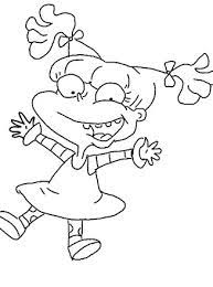 This hugely popular cartoon series has created a furor among the children and have run for many episodes. Rugrats Coloring Page Angelica All Kids Network