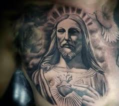 There are many variations of these jesus tattoos. 40 Jesus Chest Tattoo Designs For Men Chris Ink Ideas
