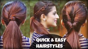 It looks even more elegant with streaks of the. 1 Min Everyday Effortless Hairstyles With Ponytails For School College Work Indian Hair Styles Youtube